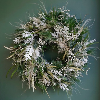 2. New Wreath (white) - 3 sizes available