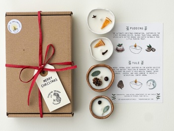 Burning Bright Christmas Candle Box