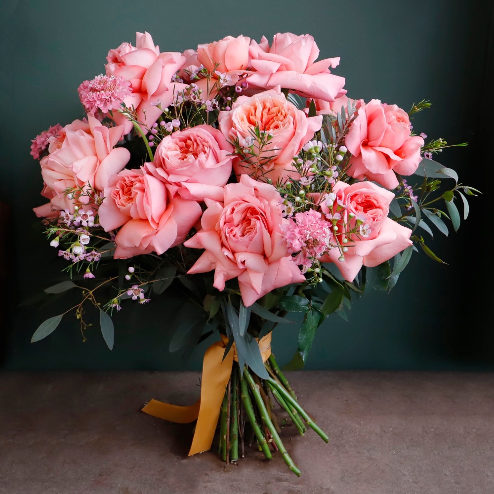 2va. A Dozen Pink Expression Roses