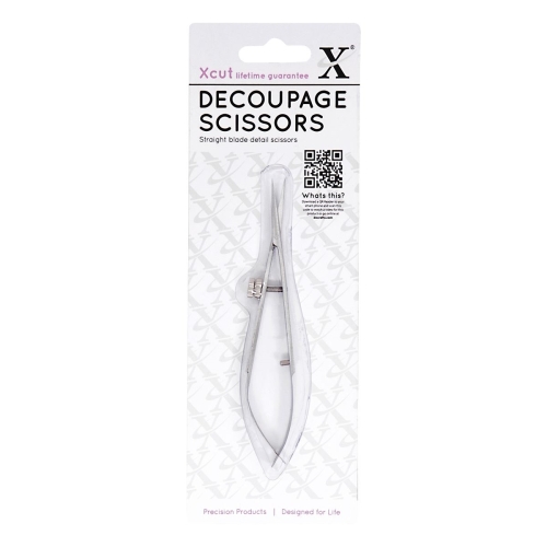 Xcut Decoupage Scissors - Straight tip XCU255105