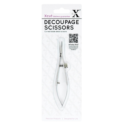 Xcut Decoupage Scissors- Curved tip  xcu255106