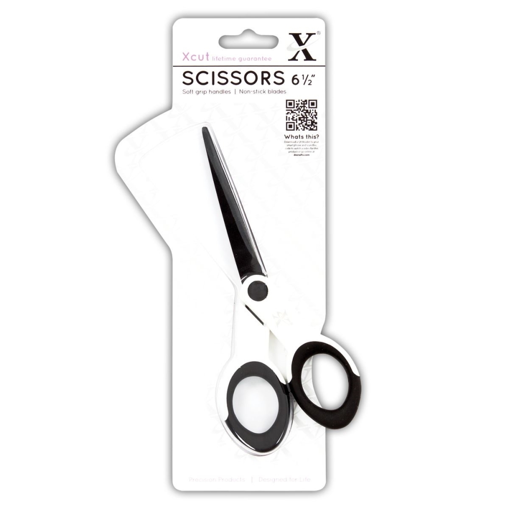 Xcut Scissors 6 1/2" soft grip handles   xcu 255203 MRRP £8.99