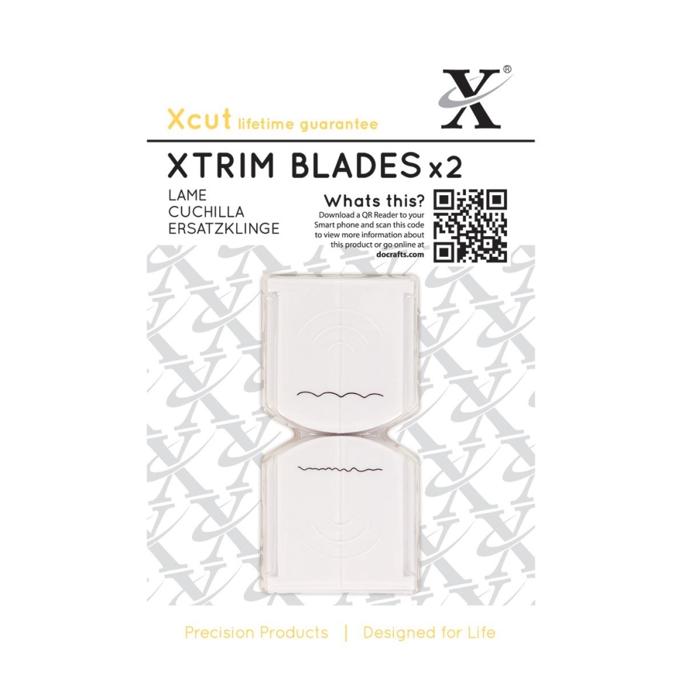 Xcut Xtrim blades x2- Deckle & Scallop   xcu268504