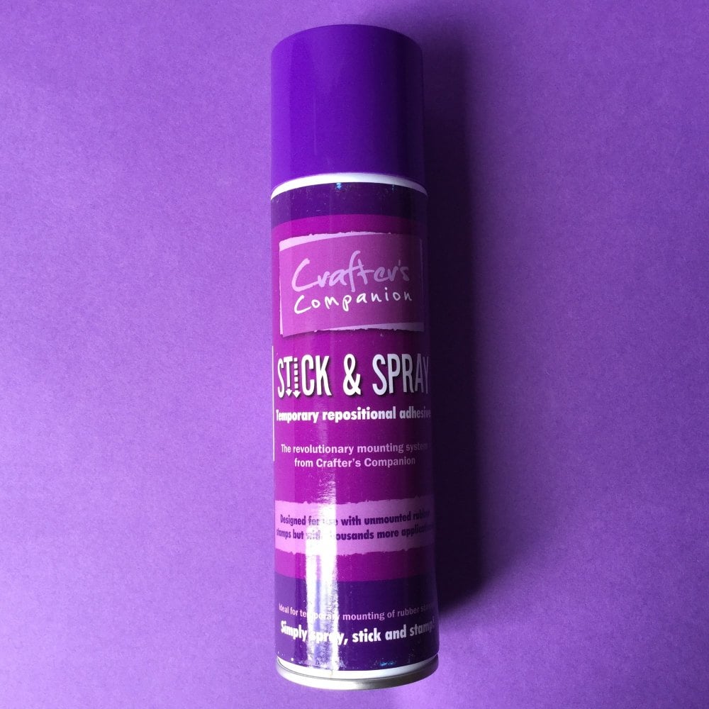 CRAFTER'S COMPANION STICK & SPRAY TEMPORARY REPOSITIONAL ADHESIVE 250ML