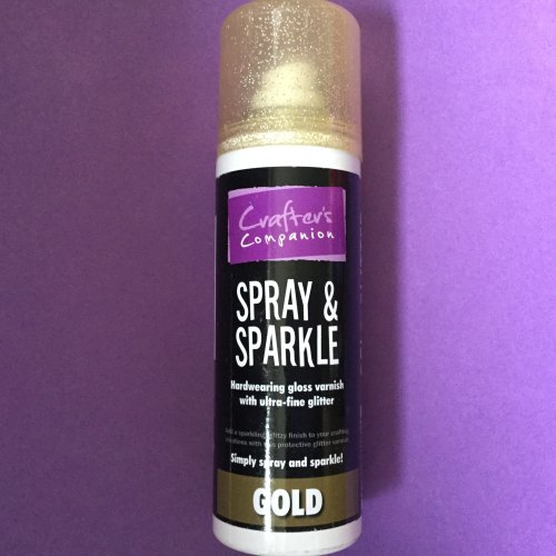 CRAFTER'S COMPANION SPRAY & SPARKLE GOLD 125 ml