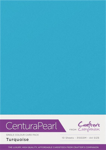 Crafters Companion Centura Pearl Turquoise pk of 10