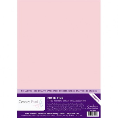 Crafters Companion Centura pearl Baby  Pink pk of 10