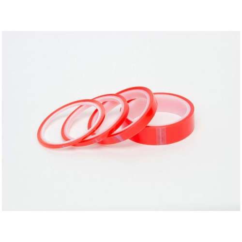 DOUBLE SIDED TAPE ROLL -RED 9mm WIDTH SUPER STICKY