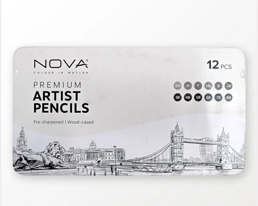 Nova Premium artistic pencils- set of 12