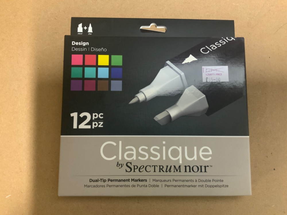 Spectrum Noir Classique dual tip markers pk of 12- Design