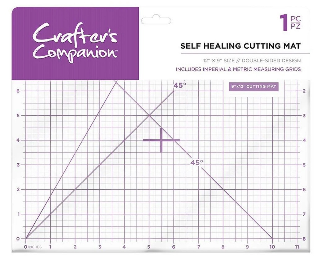 Crafters Companion Self healing cutting mat 12”x9”