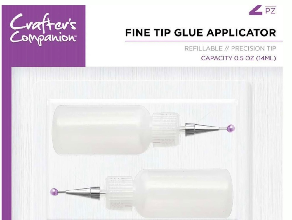 Crafters companion Fine tip glue applicator pk of 2