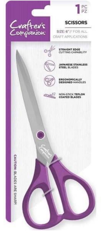 Crafters companion Scissors 6”