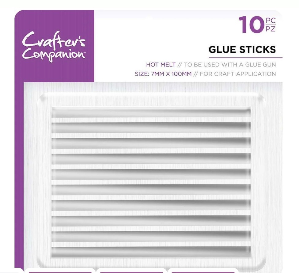Crafters companion Glue sticks-Hot Melt pk of 10 sticks