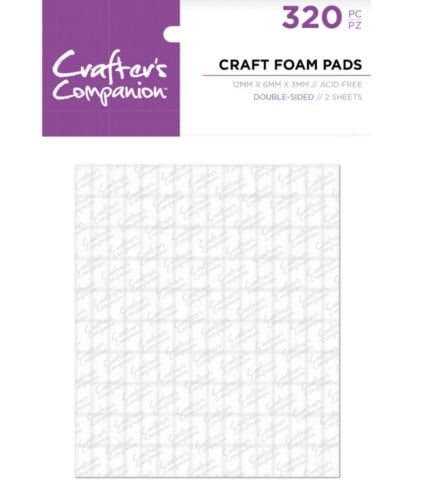 Crafters companion craft foam pads pk of 320