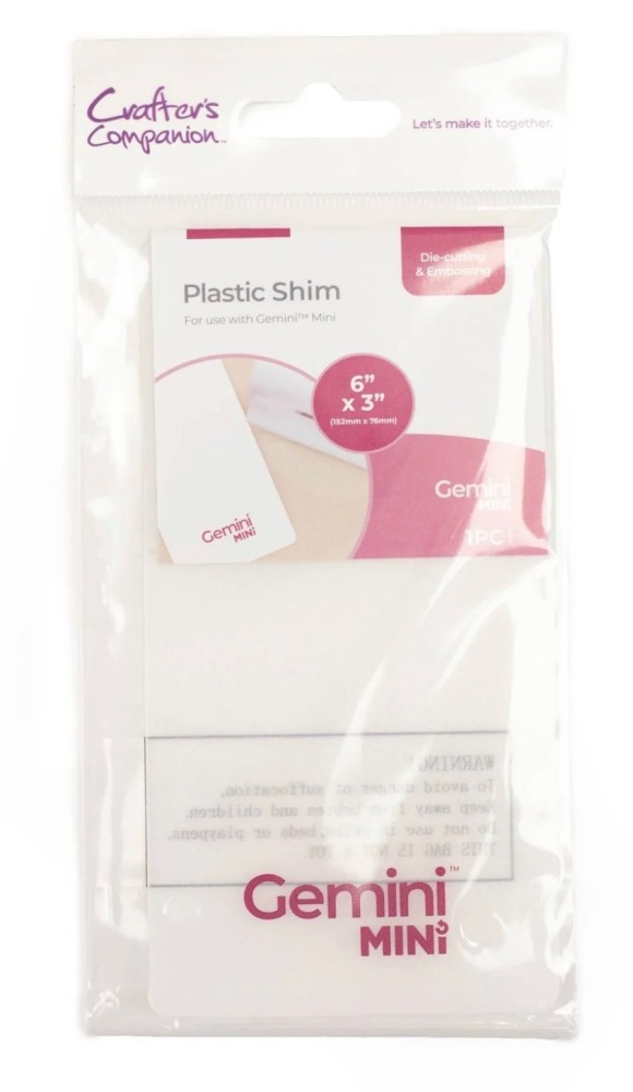 Crafters companion Plastic shim 6”x3” 1piece