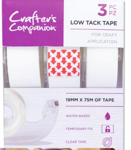 Crafters companion Low tack tape pk of 3