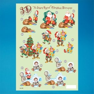 Christmas decoupage line 506
