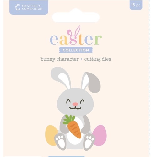 Crafters companion- Easter collection- Bunny Character - cutting dies 15 pieces