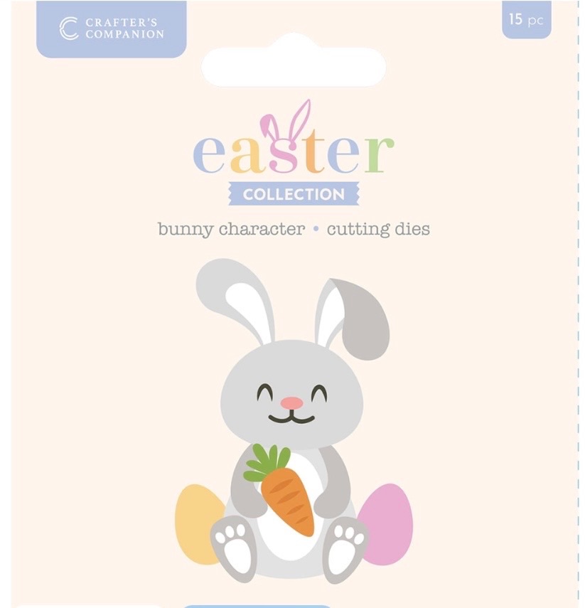 Crafters companion- Easter collection- Bunny Character - cutting dies 15 pieces