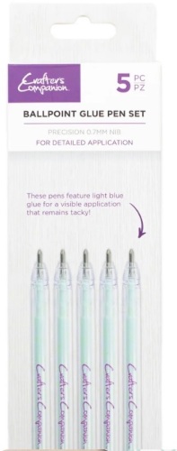Crafters companion Ballpoint glue pen set- 5 pieces
