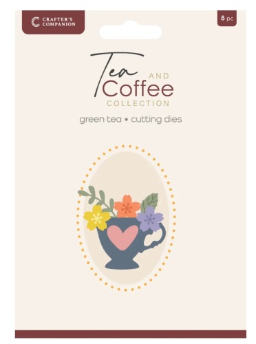 Crafters companion- Green tea-Tea & coffee collection - cutting dies