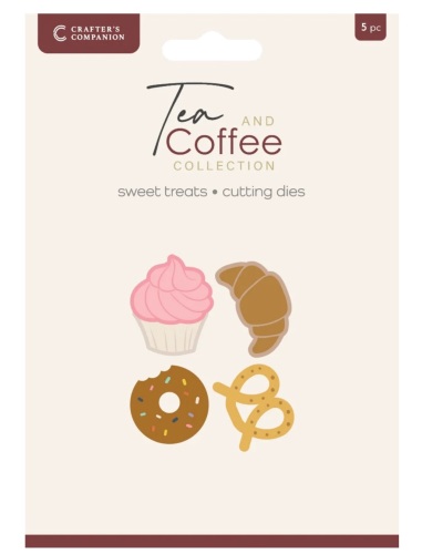 Crafters companion- Sweet treats- cutting dies- tea and coffee