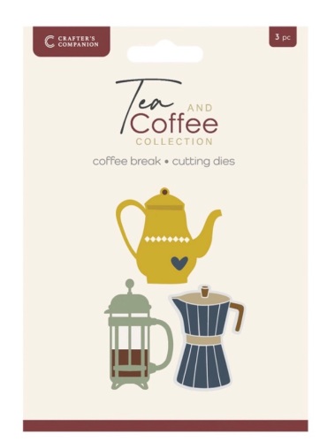 Crafters companion- Coffee break- cutting die- tea and coffee Collection