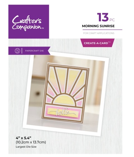 Crafters companion - Morning sunrise cutting die