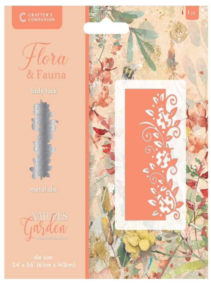 Crafters companion- Lady Luck metal die- 1piece