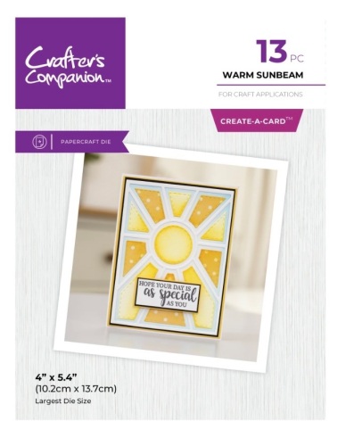 Crafters Companion - Warm sunbeam-Papercraft die