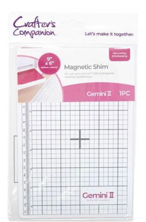 Crafters companion- magnetic shim. 9&rdquo; x 6&rdquo;- Gemini II - 1 piece
