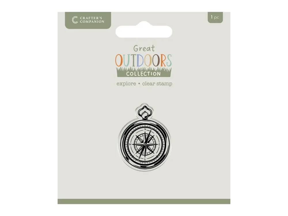 Great outdoors collection , explore clear stamp cc-tgo-ca-st-expl