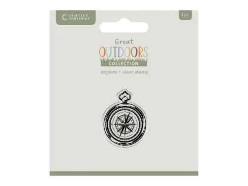 Great outdoors collection , explore clear stamp cc-tgo-ca-st-expl