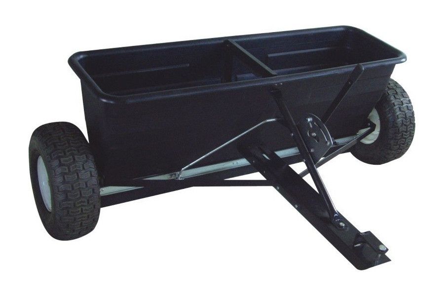 Tow Ride on lawnmower Drop Spreader - perfect for spreading seed, weed killer, fertilizer and road salt