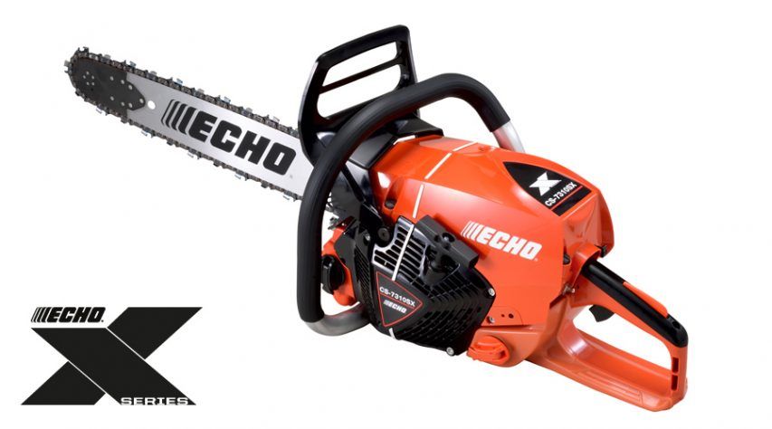 * New Echo CS-7310SX Heavy-duty chainsaw, 28'' Guide bar with a 73.5cc engine, weighs 6.8kgs