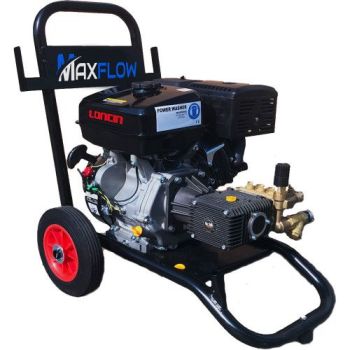 Loncin G420 14HP, 3000PSI @15LPM, Direct Drive Upright Frame, with Suction Hose