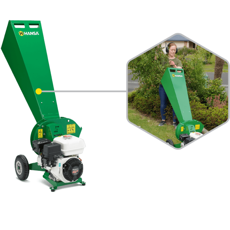 Hansa C4 Chipper - chipping capacity of 50mm in diameter