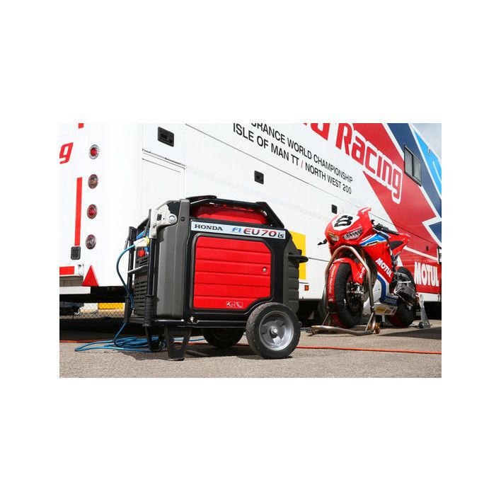 Honda EU70is Silent Petrol Generator - OHV Series 4-stroke Engine, 7KW powe