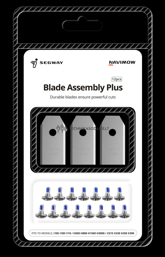 Segway Premium Blade Assembly Plus 12 pieces X3A06E
