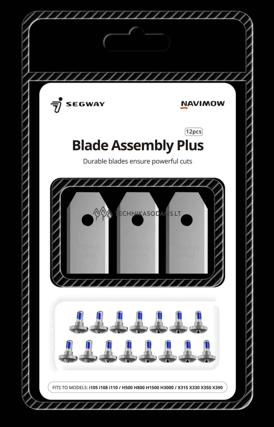 Segway Premium Blade Assembly Plus 12 pieces X3A06E