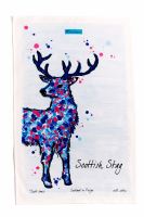 Tea Towel in Stag Design by Scott Inness