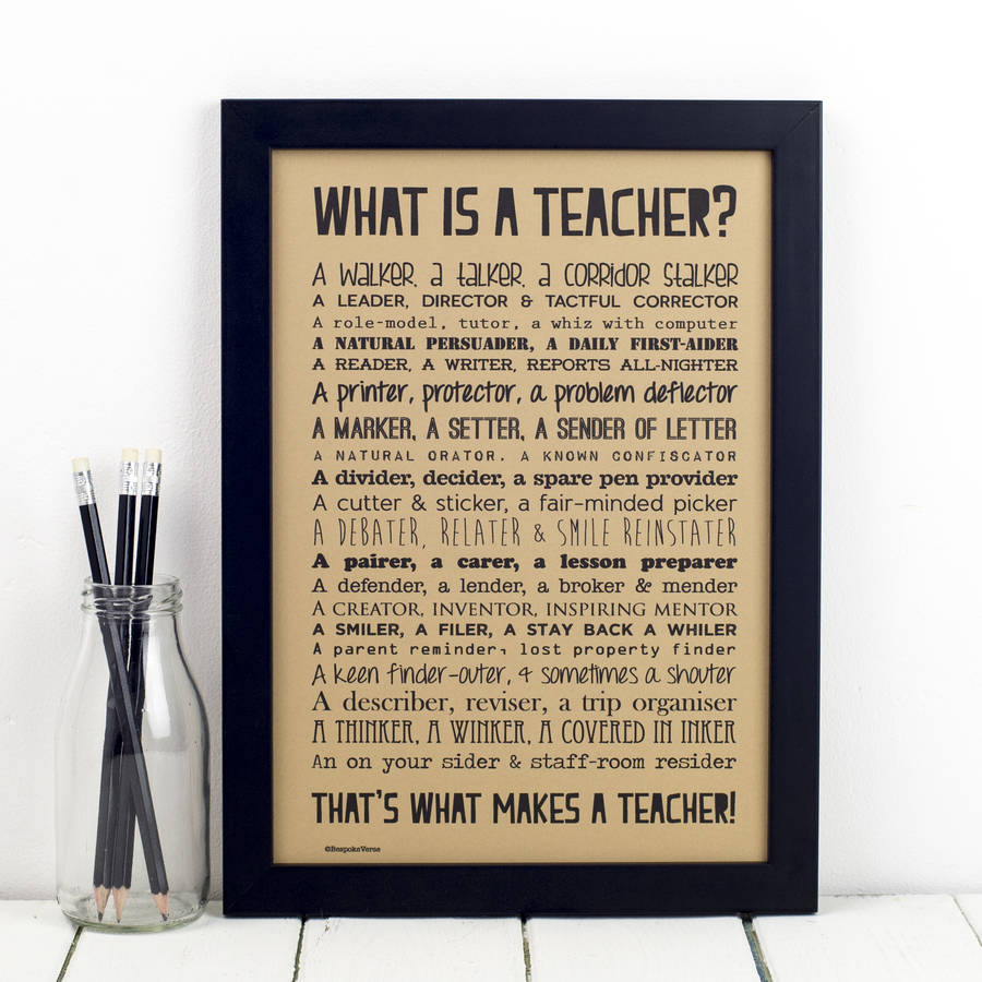What is  a Teacher?