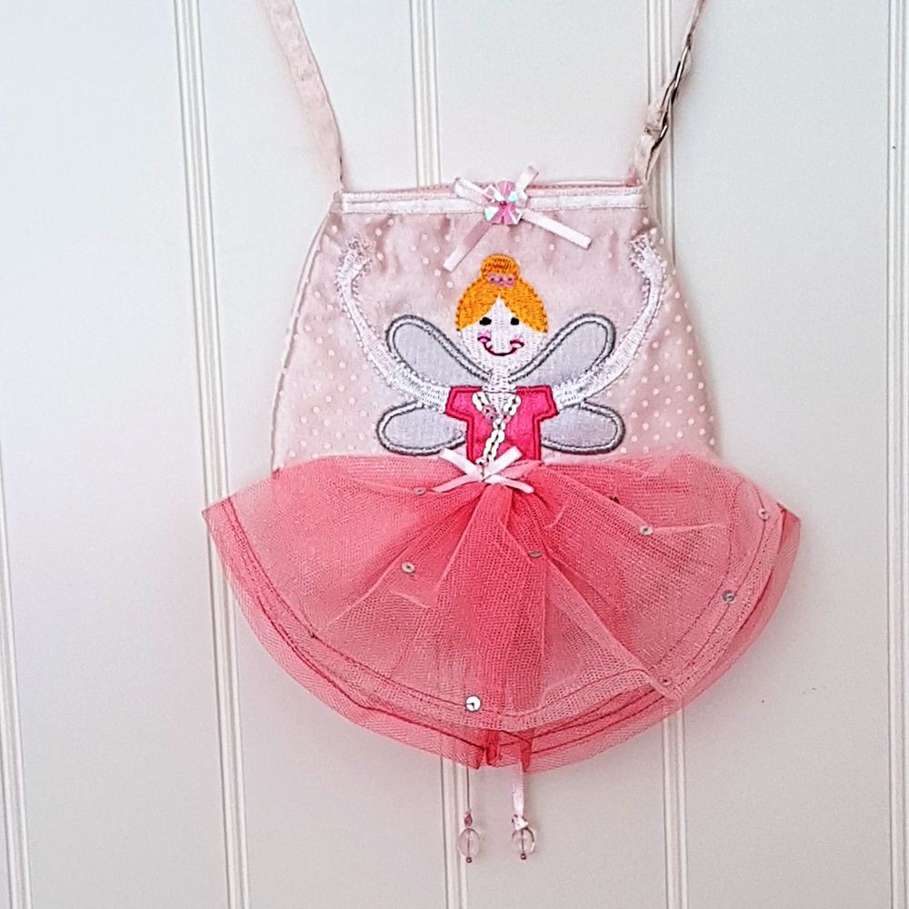  Fairy Ballerina Satin Shoulder Bag