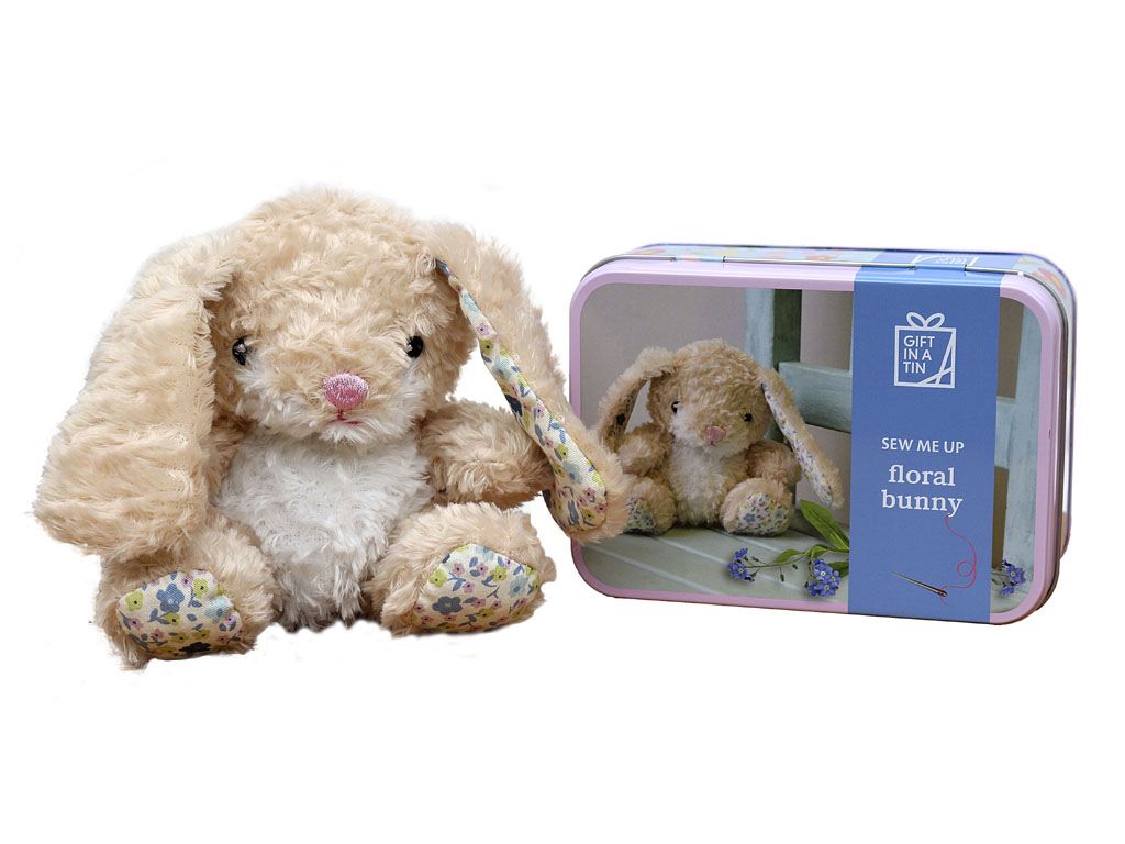 Gift in a Tin - Floral Bunny