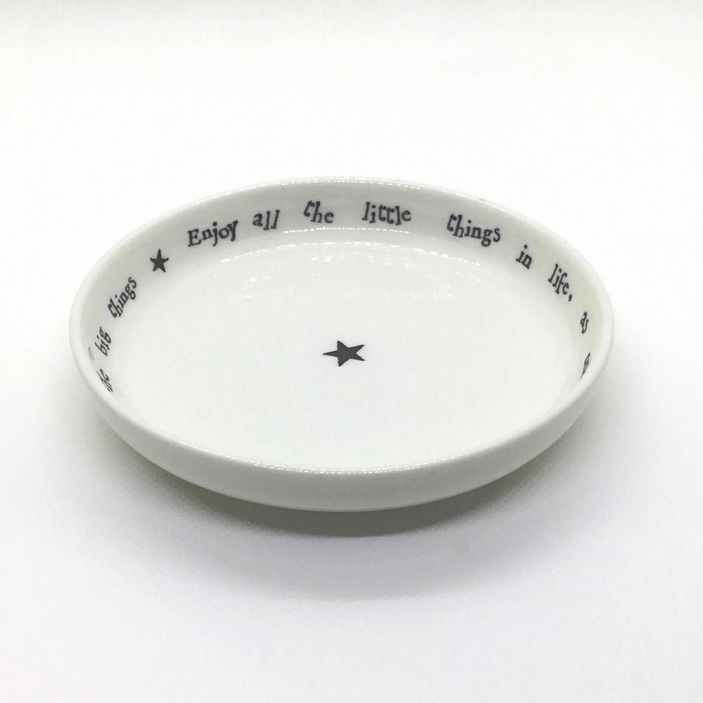 A White Porcelain Ring Dish