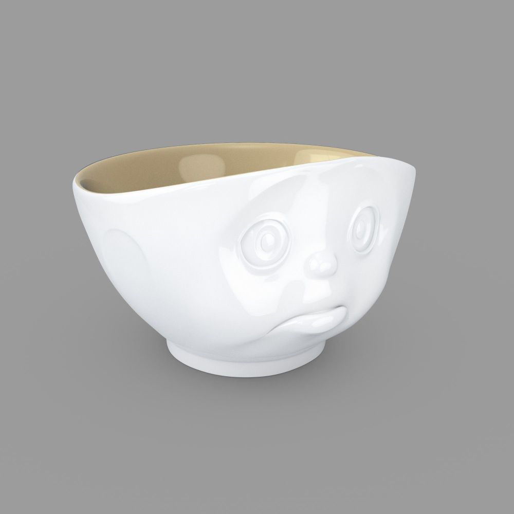 White Porcelain 'Sulking' Bowl by Tassen