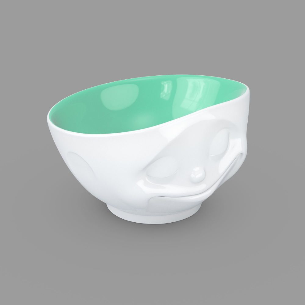 White Porcelain 'Happy' Bowl by Tassen