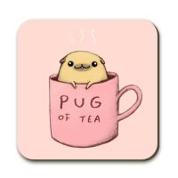 Pug of Tea Coaster