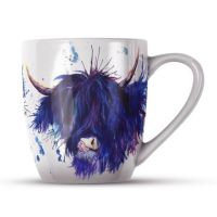Splatter Highland Cow Mug
